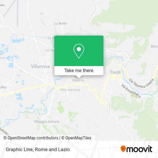 Graphic Line map