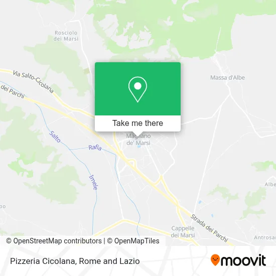 Pizzeria Cicolana map