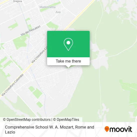 Comprehensive School W. A. Mozart map