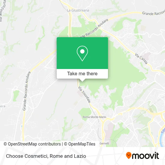 Choose Cosmetici map