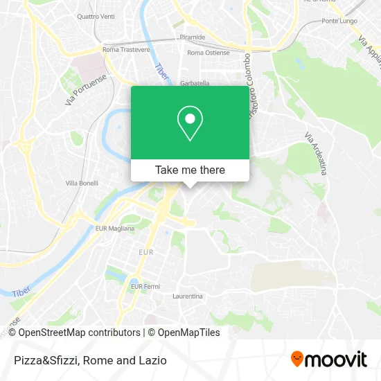 Pizza&Sfizzi map