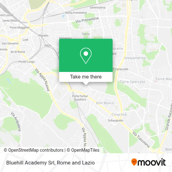 Bluehill Academy Srl map