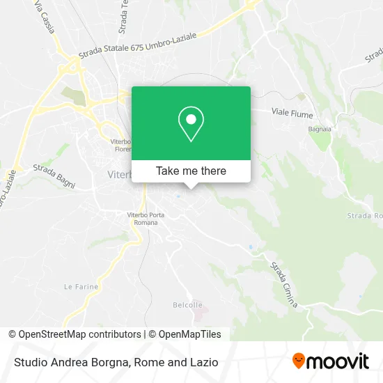 Studio Andrea Borgna map
