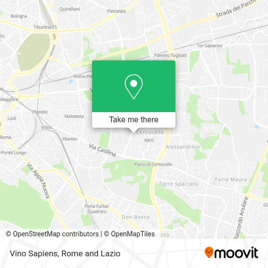 Vino Sapiens map