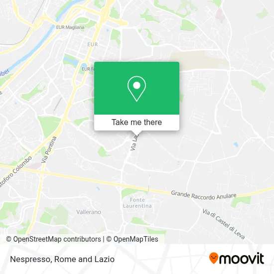 Nespresso map