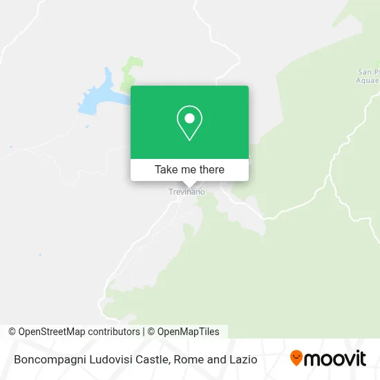 Boncompagni Ludovisi Castle map