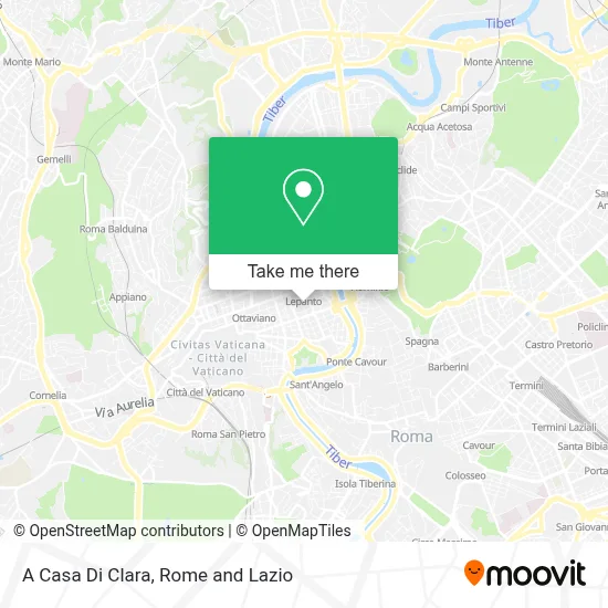 A Casa Di Clara map