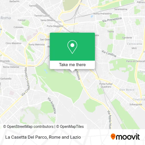 La Casetta Del Parco map