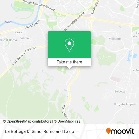 La Bottega Di Simo map