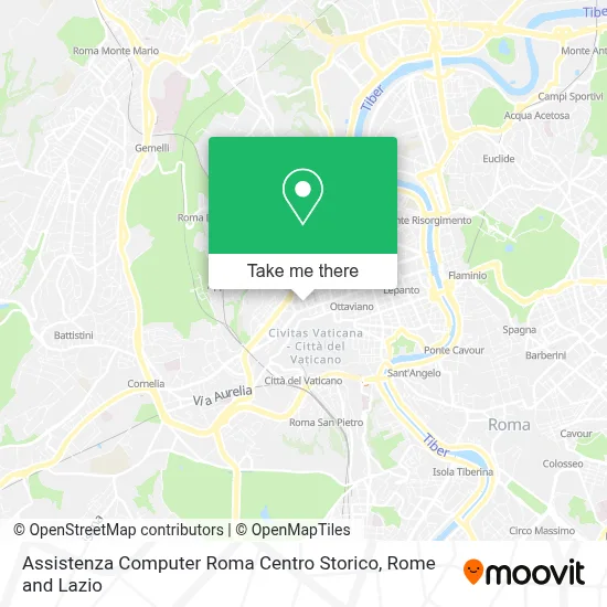 Assistenza Computer Roma Centro Storico map