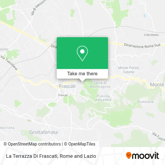 La Terrazza Di Frascati map