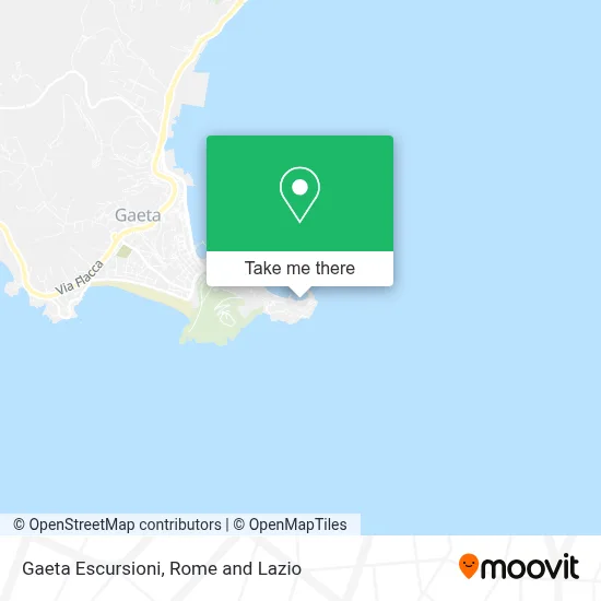 Gaeta Escursioni map
