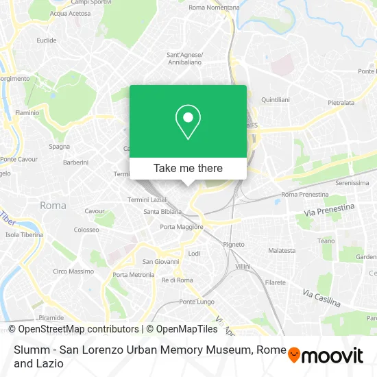 Slumm - San Lorenzo Urban Memory Museum map