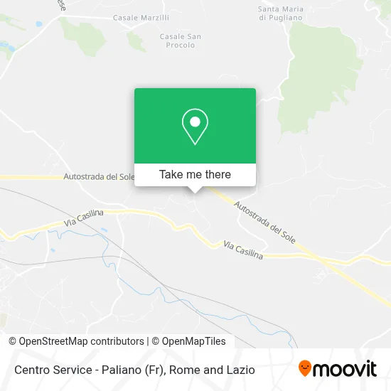 Centro Service - Paliano (Fr) map