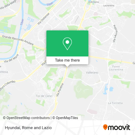 Hyundai map