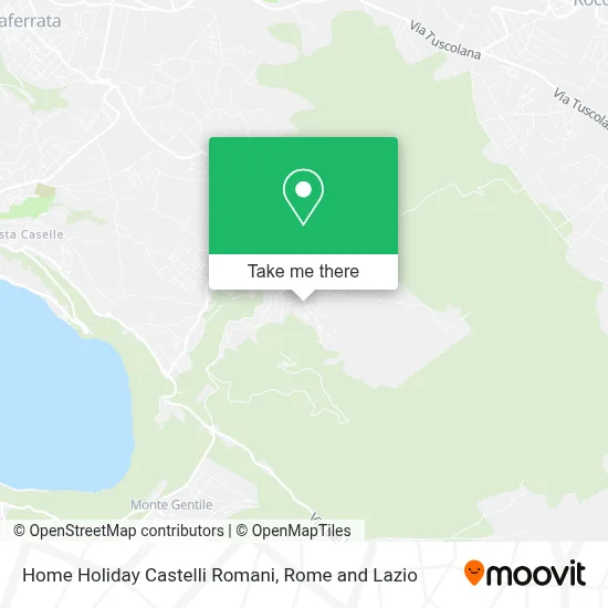 Home Holiday Castelli Romani map