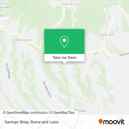 Savings Shop map