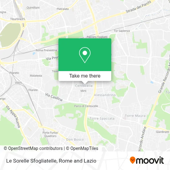 Le Sorelle Sfogliatelle map