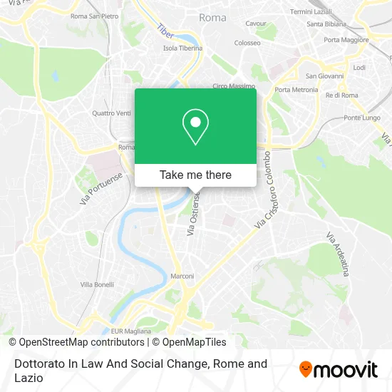 Dottorato In Law And Social Change map