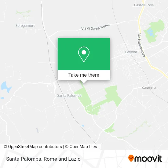 Santa Palomba map