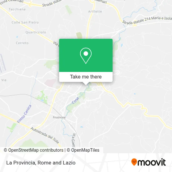 La Provincia map