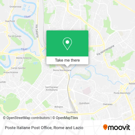 Poste Italiane Post Office map