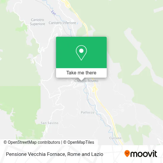 Pensione Vecchia Fornace map