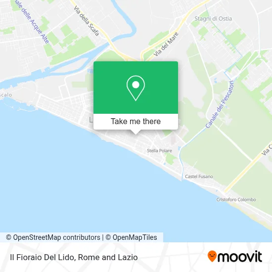Il Fioraio Del Lido map