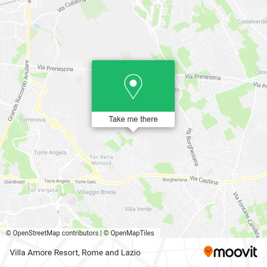 Villa Amore Resort map