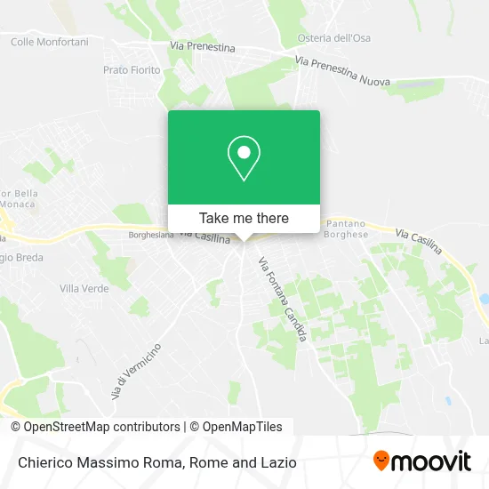 Chierico Massimo Roma map