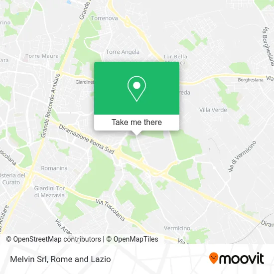 Melvin Srl map