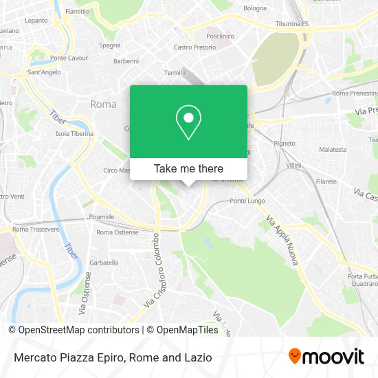 Mercato Piazza Epiro map