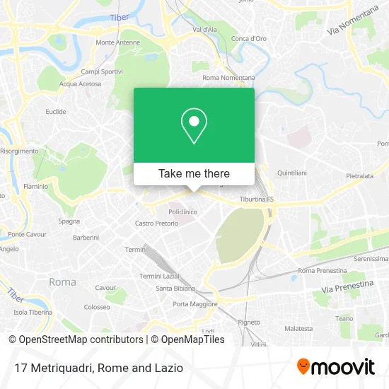 17 Metriquadri map