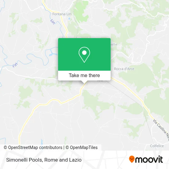 Simonelli Pools map