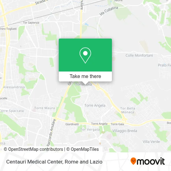 Centauri Medical Center map