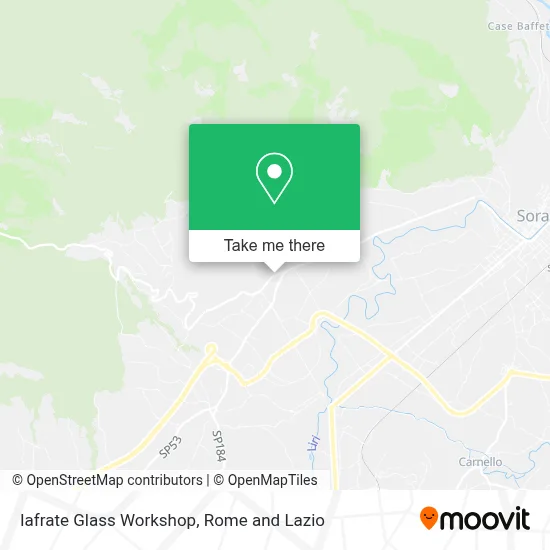 Iafrate Glass Workshop map