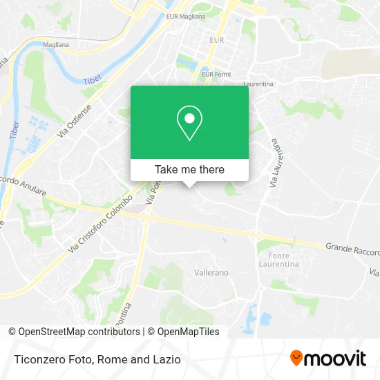 Ticonzero Foto map