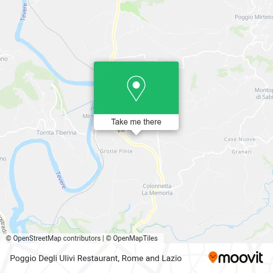 Poggio Degli Ulivi Restaurant map