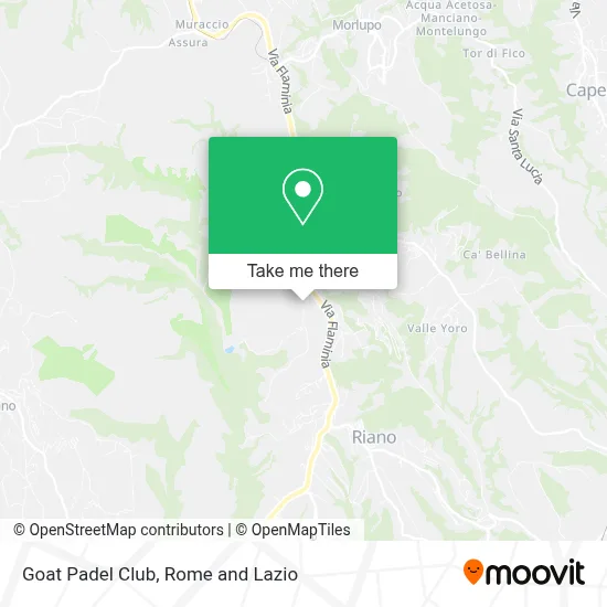 Goat Padel Club map