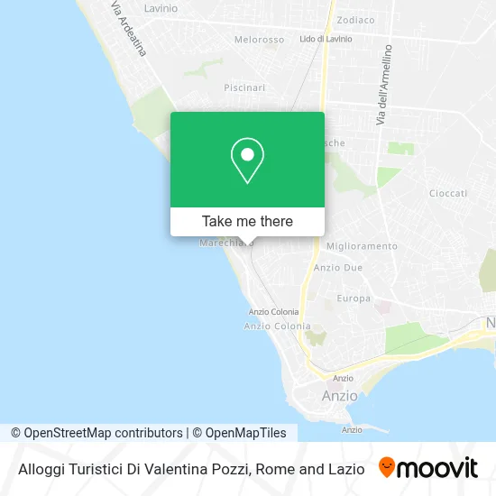 Alloggi Turistici Di Valentina Pozzi map