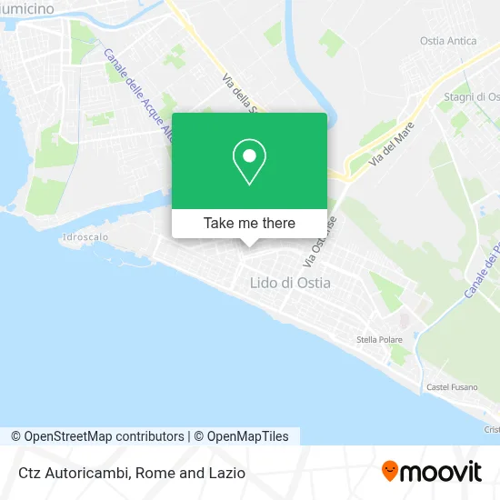 Ctz Autoricambi map