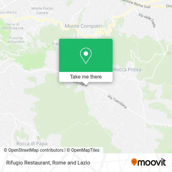 Rifugio Restaurant map
