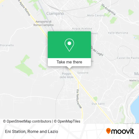 Eni Station map