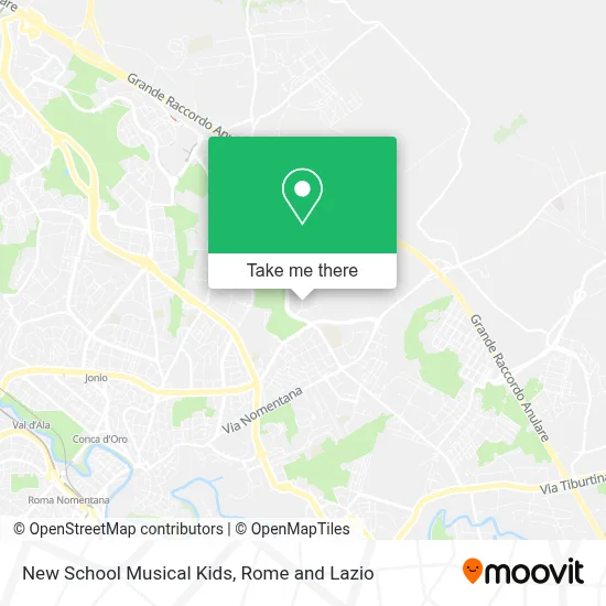 New School Musical Kids map