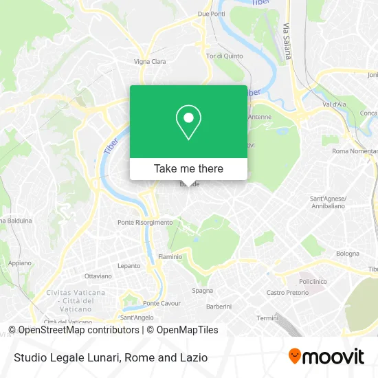 Studio Legale Lunari map