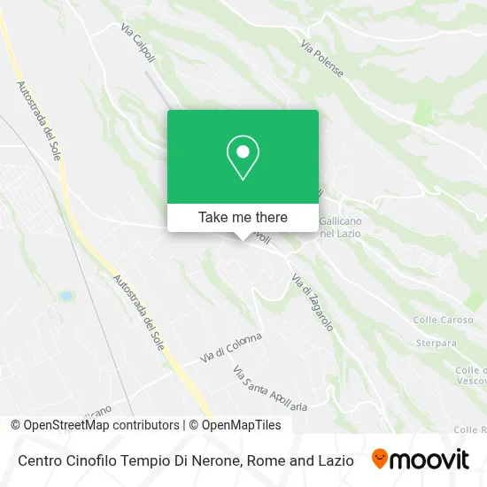 Centro Cinofilo Tempio Di Nerone map