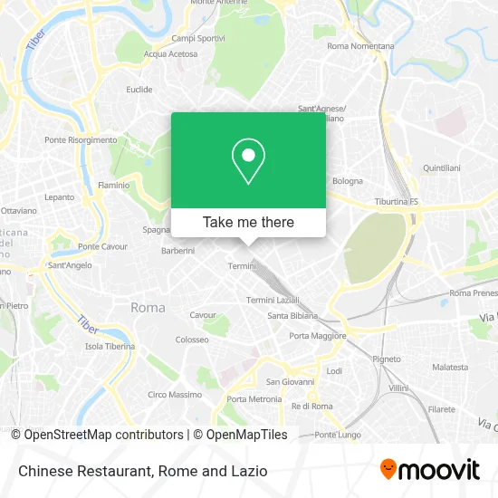 Chinese Restaurant map