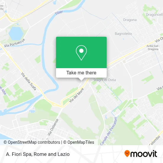 A. Fiori Spa map