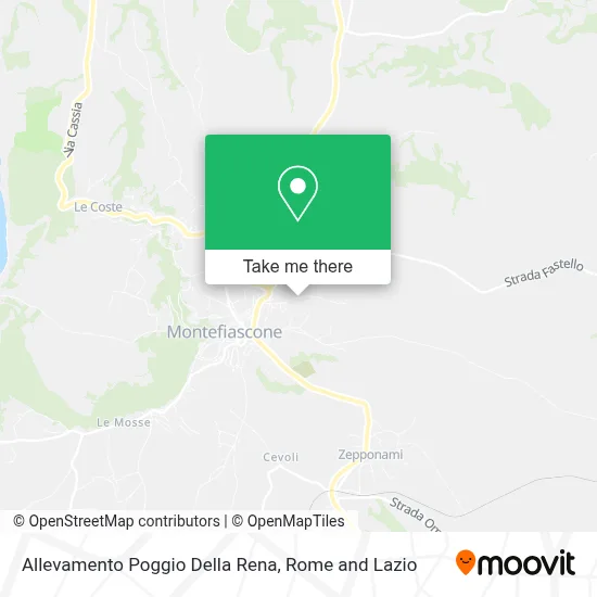 Allevamento Poggio Della Rena map