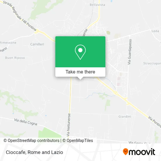 Cioccafe map
